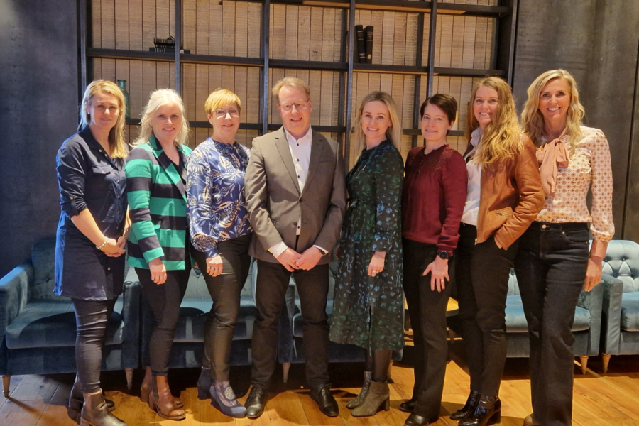 Ný stjórn Frumtaka ásamt framkvæmdastjóra